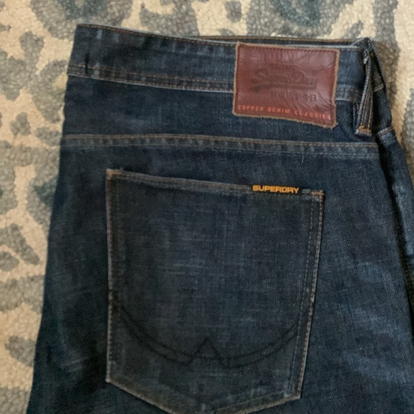 Vintage Super Dry jean shorts SZ 36W - Picture 2 of 7